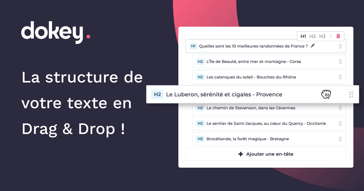 Changelog structure de texte